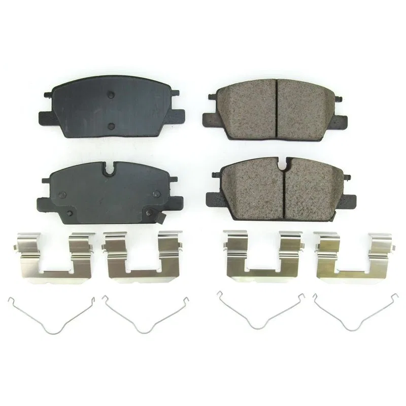 17-2345 – POWERSTOP Brake Pad, FMSI Number D2345 Ceramic Brake Pads Set Of 4 With Premium Stainless Steel Hardware